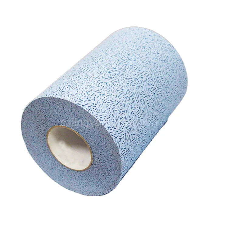 Lint free melt blown solvent resistant manila industrial wipe paper towels roll