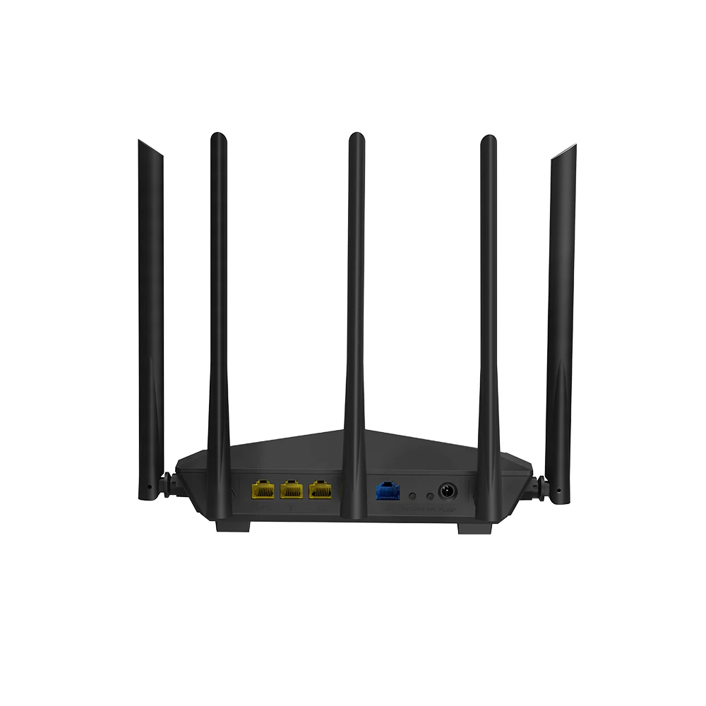 Tenda Ac7 Ac1200 Router Dual-band Wireless Network Extender Wifi Router With High Gain 5 Antennas