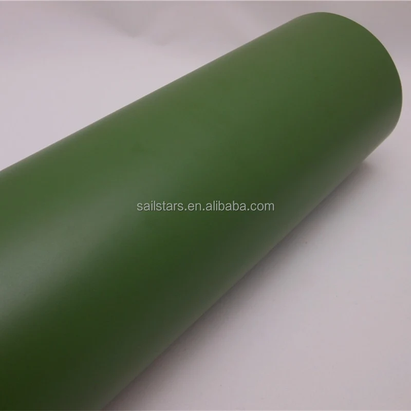 Matte Military Green Vinyl Car Wrap Bubble Free For Car Wrapping