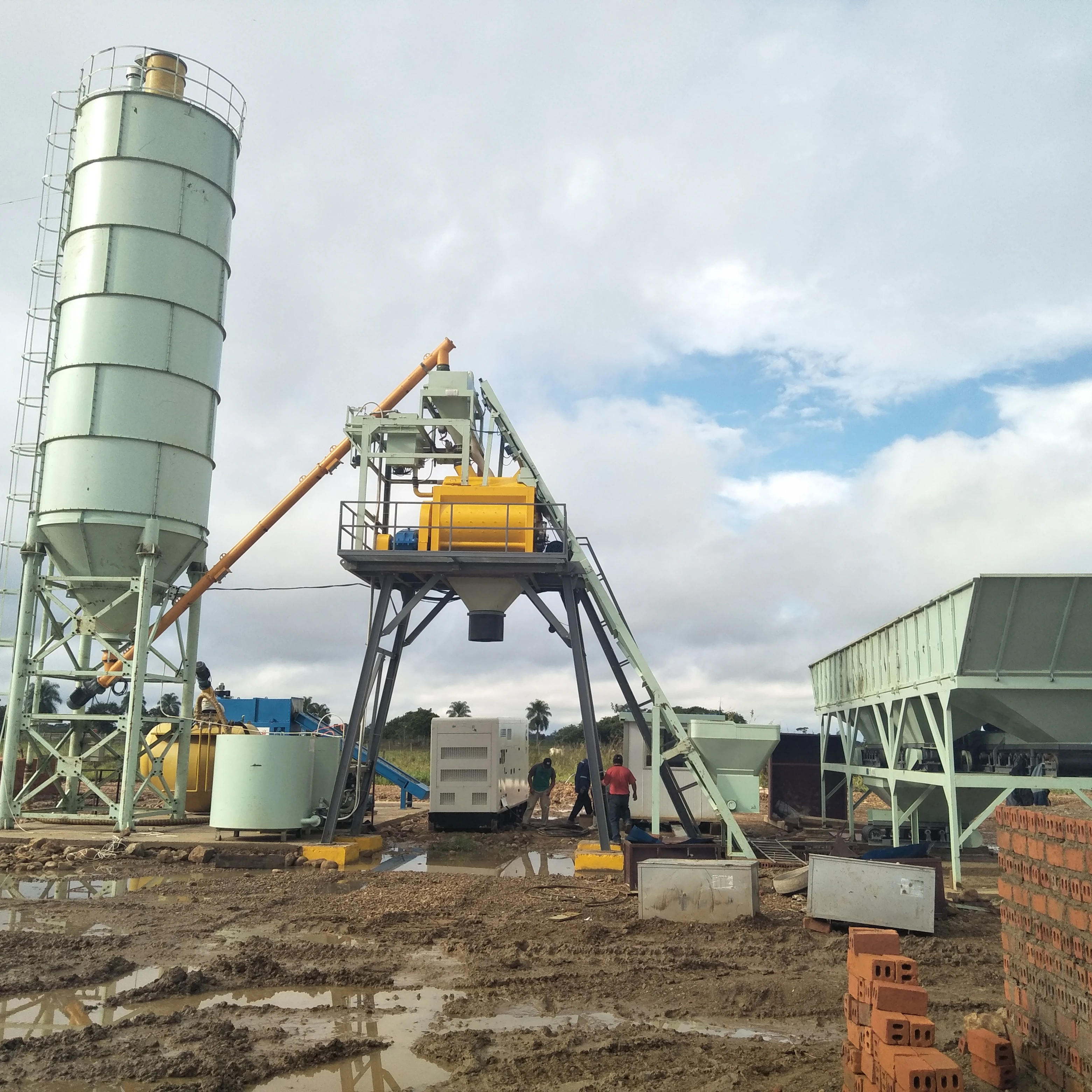 FYG New Electric Ready Mix Concrete Batching Plant Components Core Motor & Engine Available for Sale in Egypt