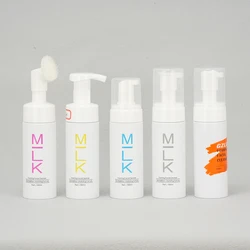 Custom Empty PET Plastic Facial Foam Pump Cleanser Wash Face Bottle