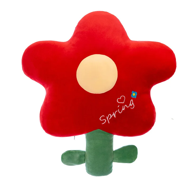 Hot selling wholesale stuffed flowers plush toy spring flowers children toys plush pillow