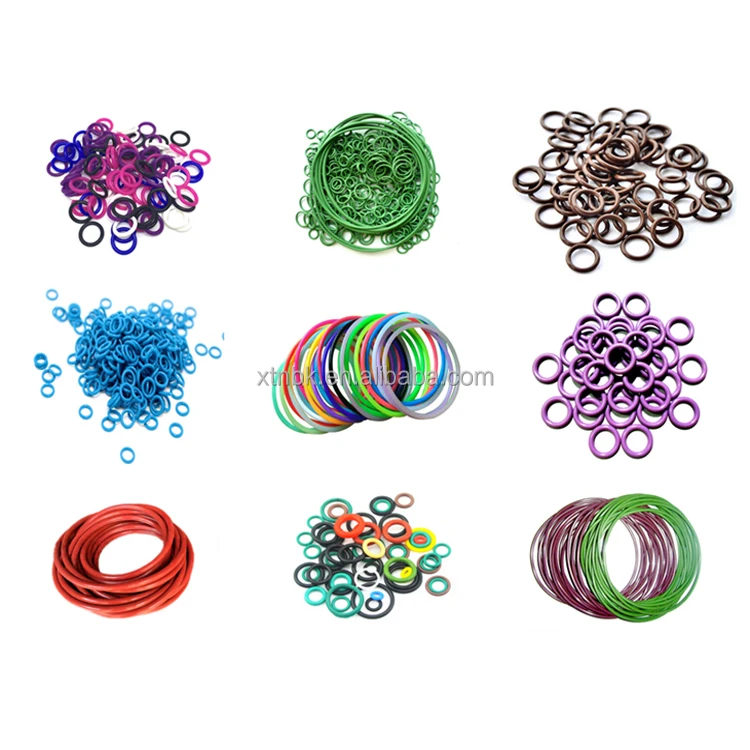 High Quality Silicone Rubber O Ring NBR HNBR EPDM VMQ FFKM 70 Shore A Industrial Sealing Strip according to AS568 JIS Standards