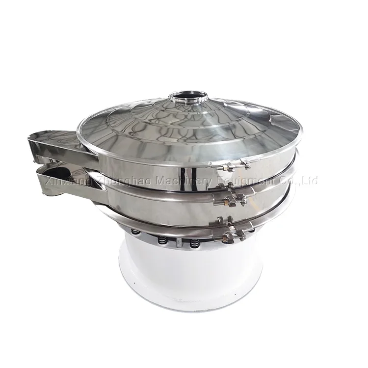 Microns Mesh Sieve Screen Stainless Steel Vibration Wheat Flour Filter Screening Machine