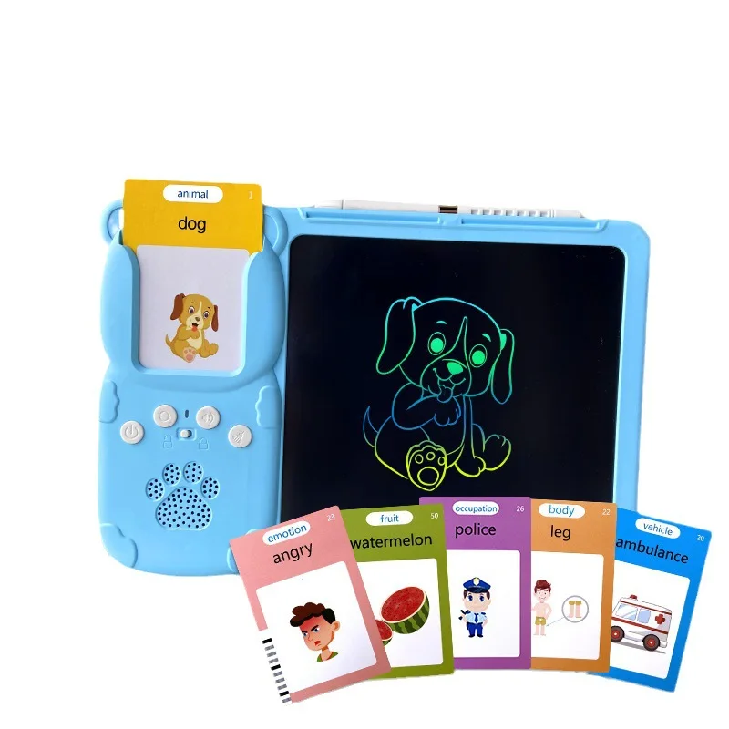 Kids Development Gifts 2 in 1 Drawing Toys Early Educational Learning Toys, Talking Flash Cards, Flash Cards/Cognitive Cards