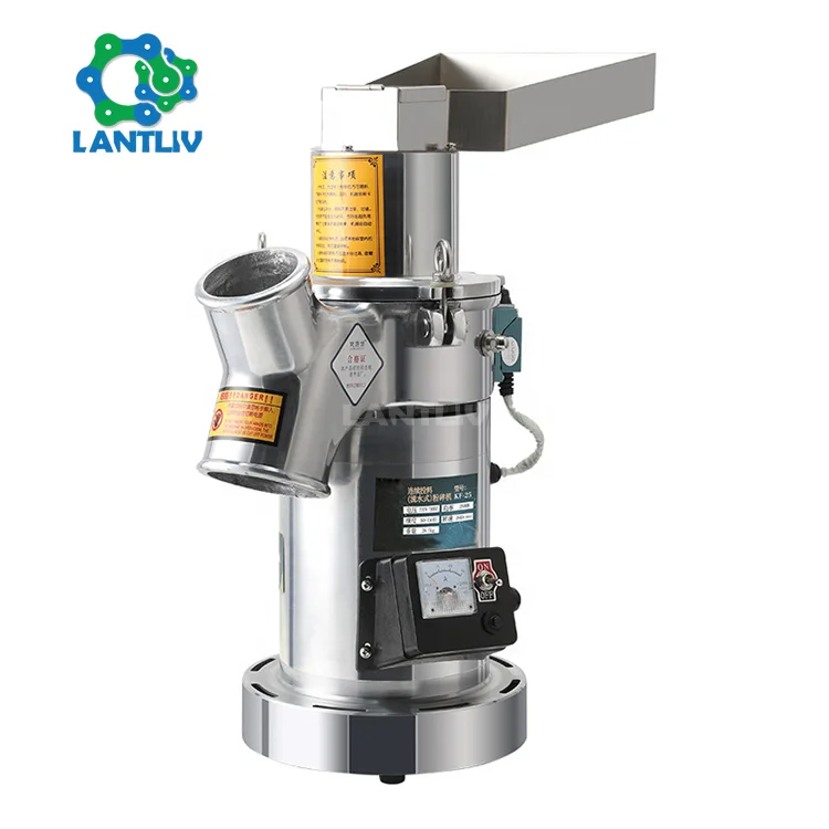 Commercial Electric Foods Herb Milling Grinder Small Fine Powder Grinding Machine Portable Hammer Mill for Spices and Grains