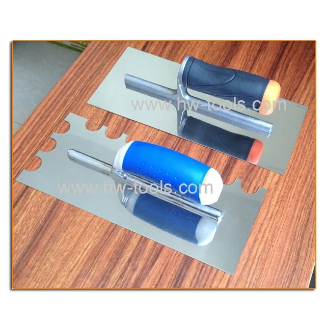 construction tool Plastering trowels with stainless steel blade plastic handle