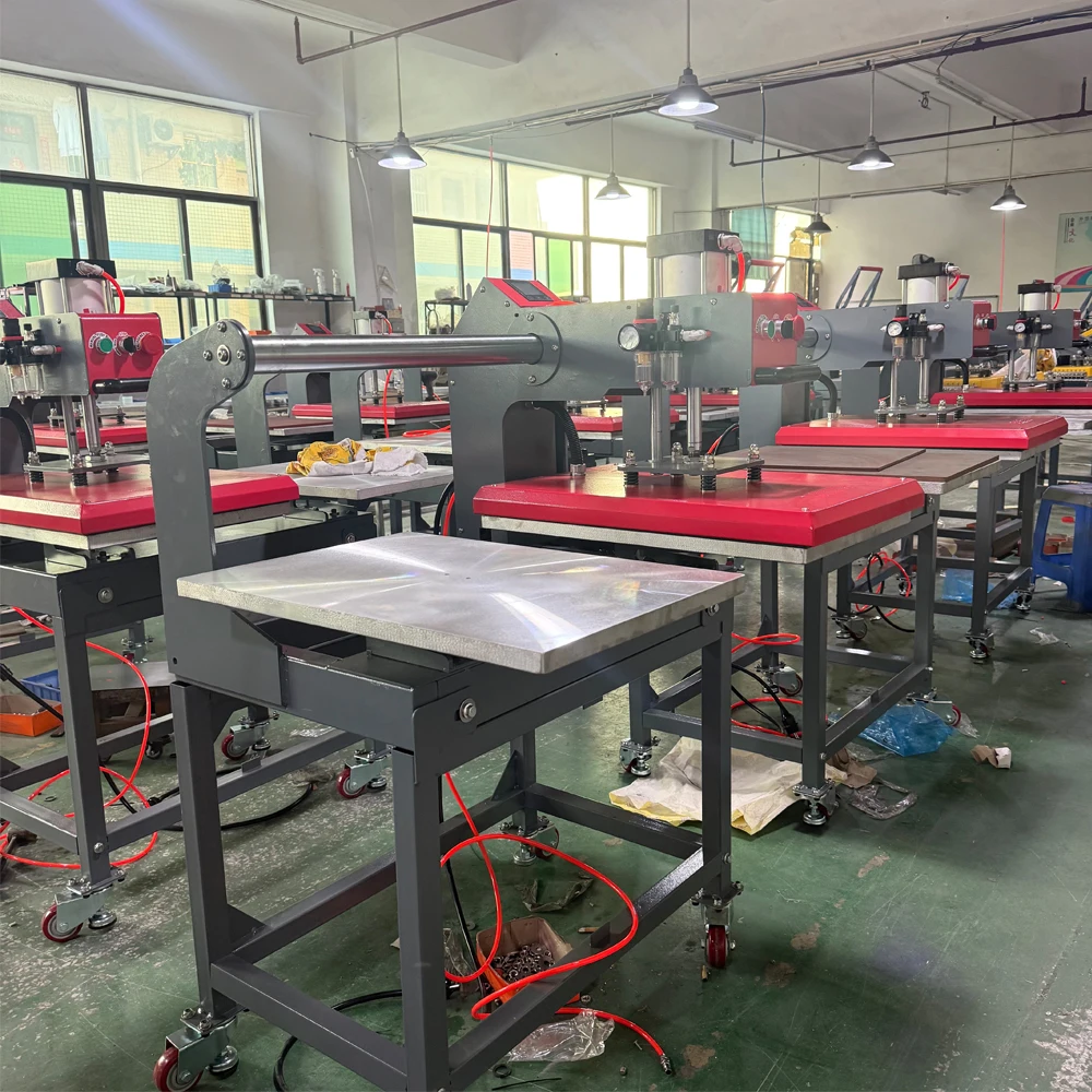 Heat transfer printing machine T-shirt heat press machine two working stations cheap price for sale heat press