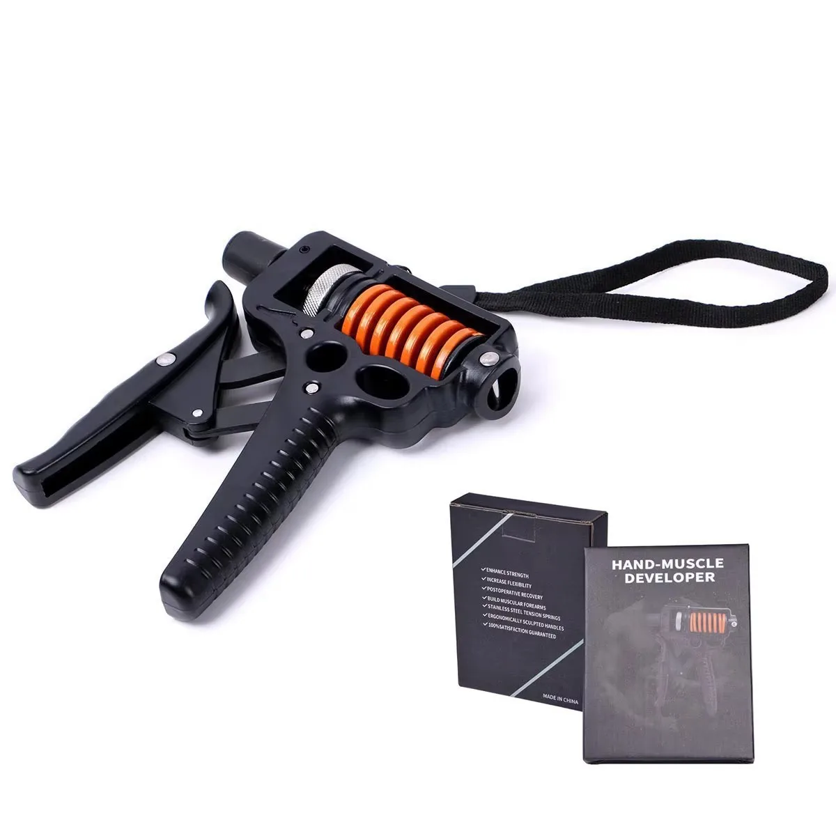 5-165kg Grip Strength Device Hand Trainer Professional Grade Adjustable Finger Force Device Large Strength Finger Trainer