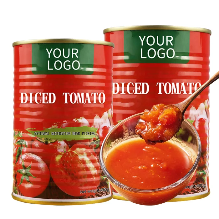 Delicious Sweet Sour Diced Frozen Tomato Crushed Tomatoes In Puree Diced Camned Tomato