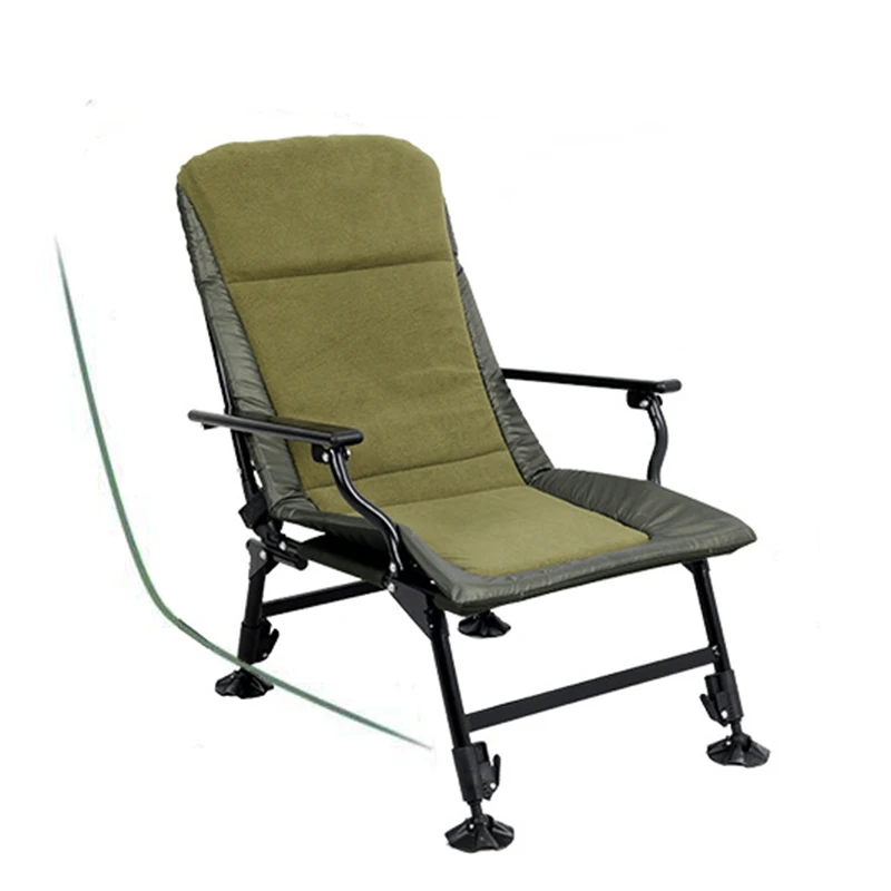 Factory direct sale outdoor camping fishing chair foldable recliner chair for carp fishing