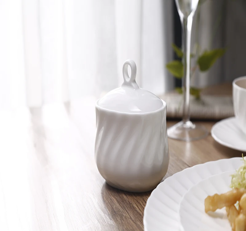 Ceramic dish sets complete Bone China tableware luxury party dinnerware sets porcelain plates kitchen ware for home and kitchen