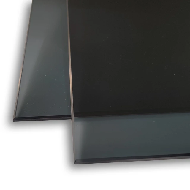 Dark Grey and Stopsol Tinted Glass 5mm