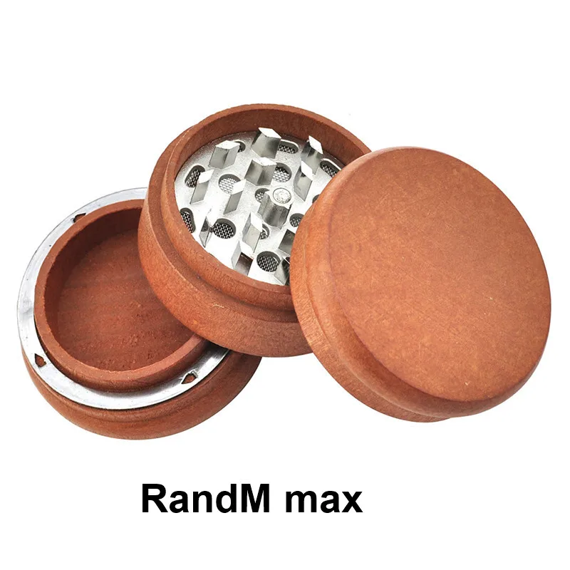 
2021 новые randm круглые деревянные Табак ручной измельчитель для max 2 вида цветов цены по прейскуранту завода-изготовителя 