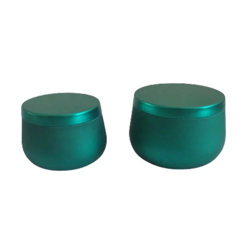 8 Oz Empty Christmas Metal Cosmetic Candle Tins Jar Cans