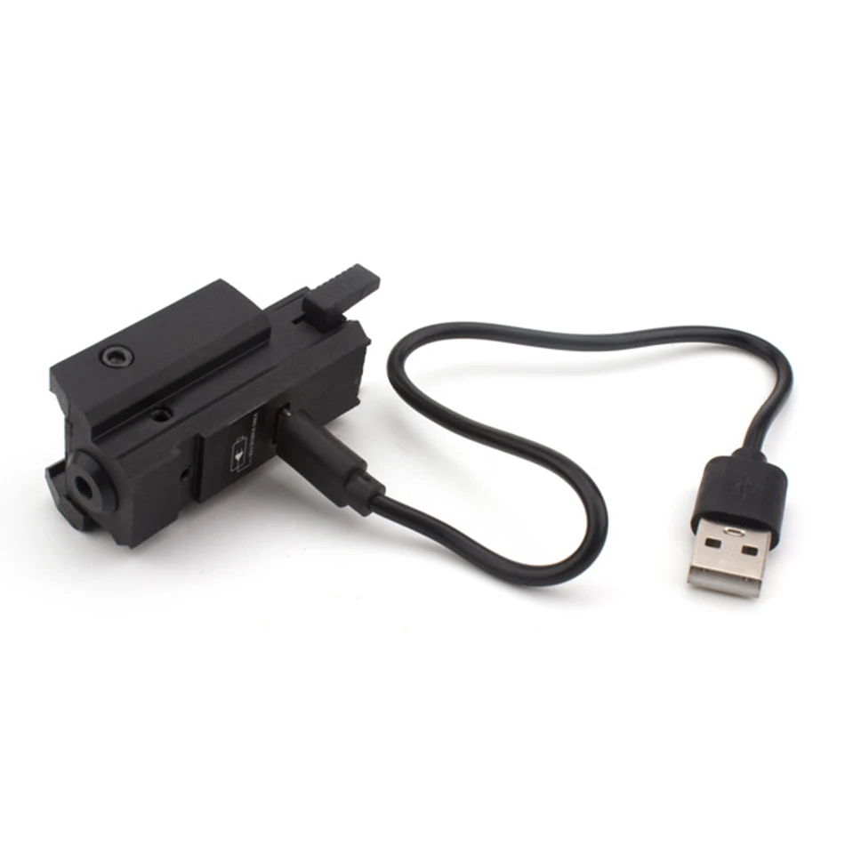 Ультракомпактный Красный лазерный прицел SYQT зарядка от USB длительный срок службы батареи тактический