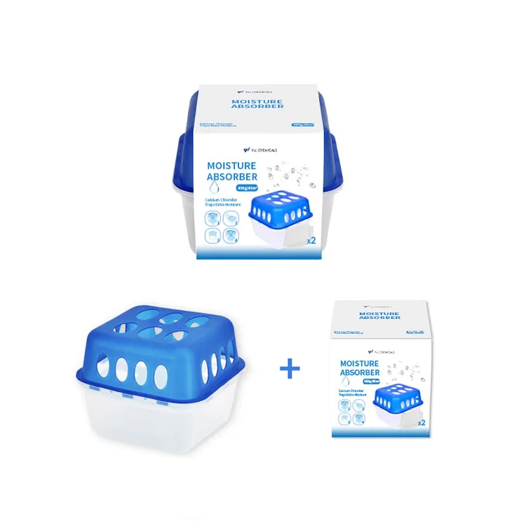 Reusable refillable Calcium chloride  Moisture Absorber Dehumidifier Damp box household