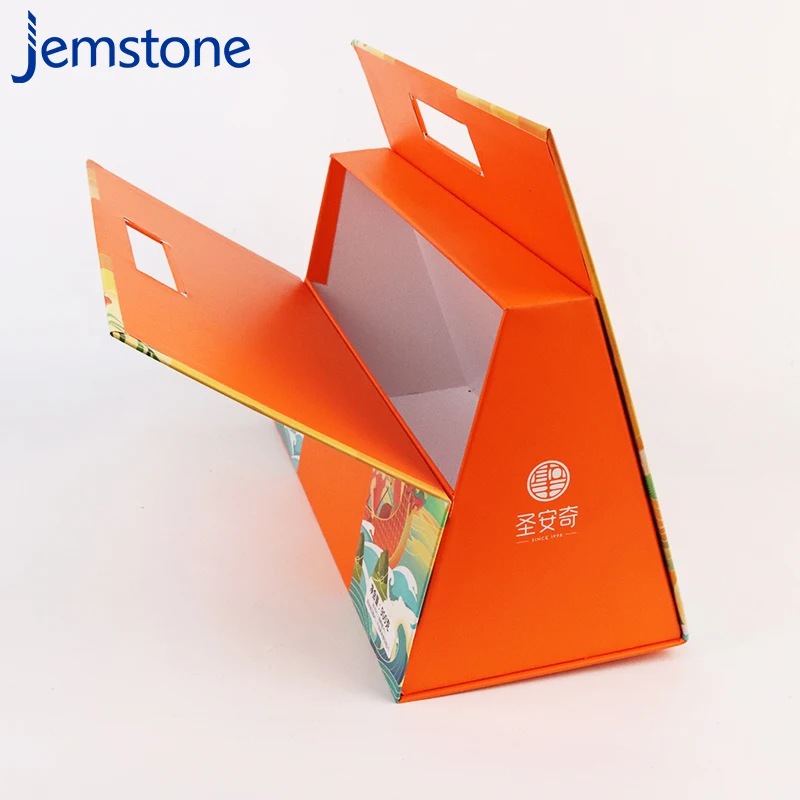 Biodegradable High-Grade Creative Packaging Box Paper Box Portable Dragon Boat Festival Zongzi Gift Box