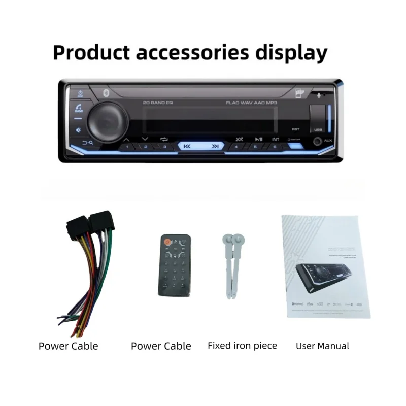 1din Car Mp3 Mp4 Player With Fm Transmitter Bluetooths Transmitter Reproductor Mp3 De Carro Car Stereo