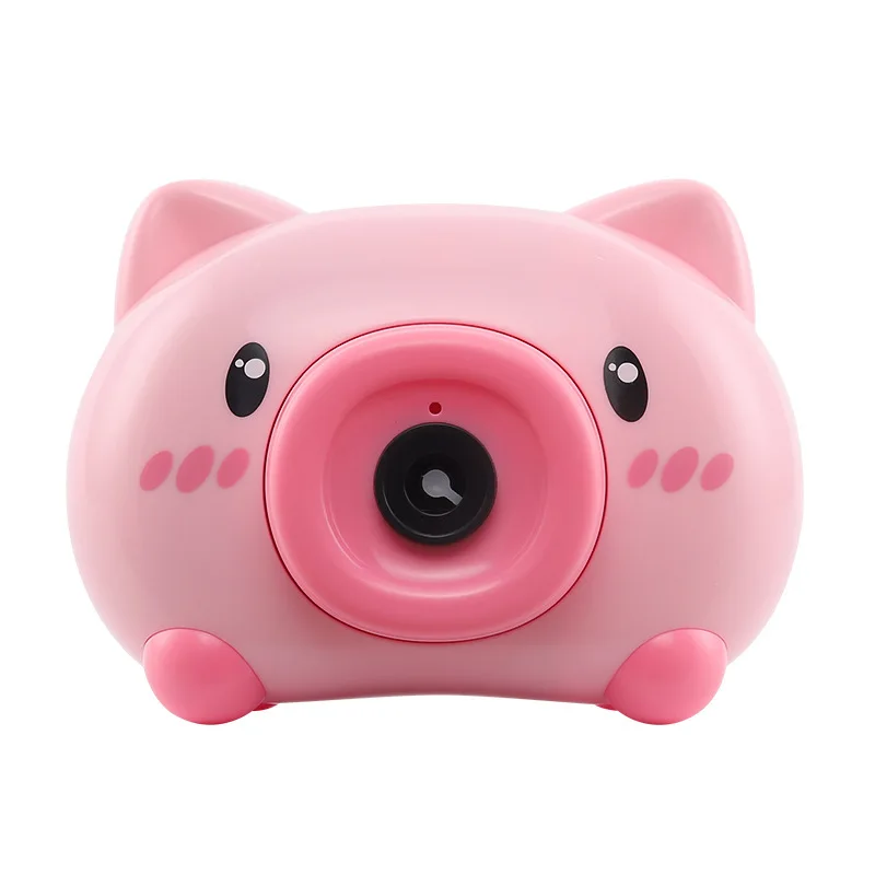 Lovely Pig Bubble Camera Machine with Music Bear panda Bubble Maker Toys for Summer Party Wedding