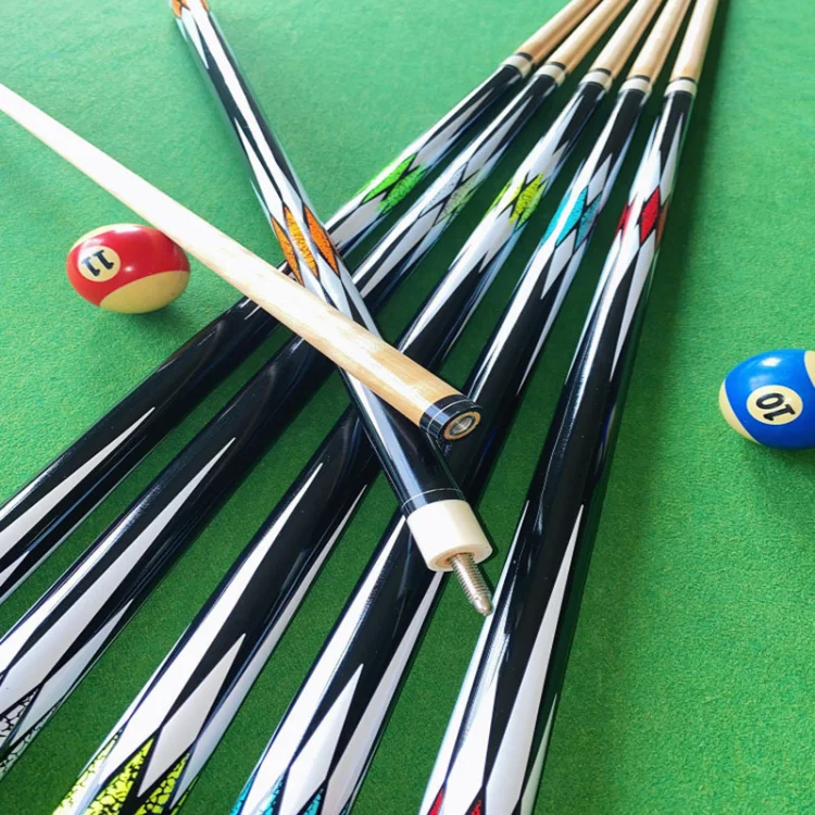 Snooker Cue Tips Snooker & Billiard Snooker Cues Best Seller Pool Cue, Carbon Fiber Stainless Steel Maple Wood 1 Piece Ebony 145
