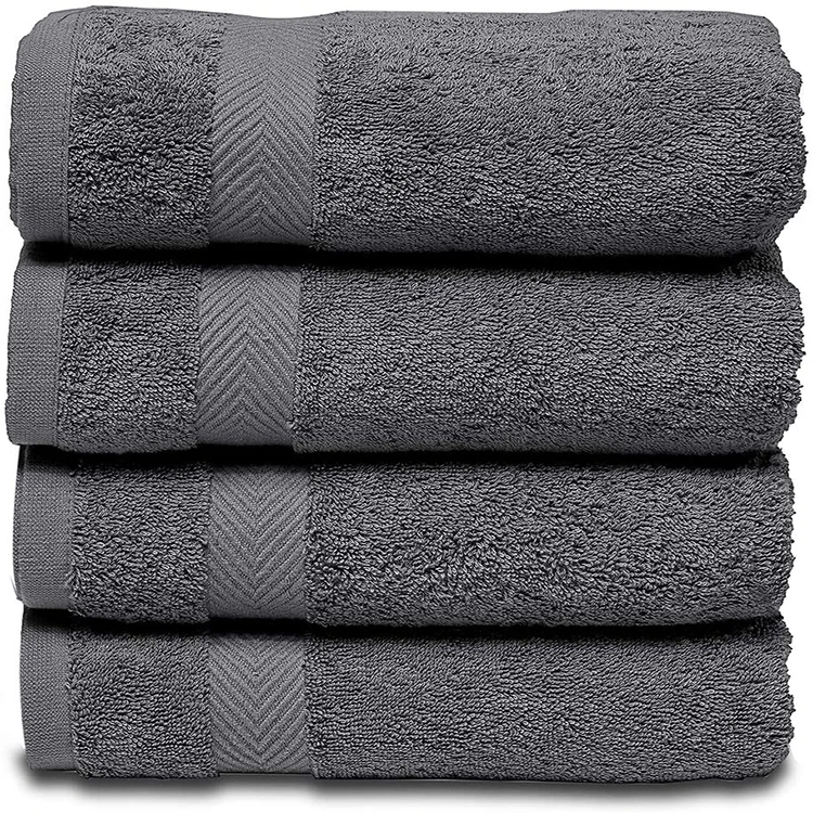 100% хлопок, частная торговая марка, серые салонные полотенца для рук, тренажерного зала, красоты, волос, спа и домашнего ухода за волосами