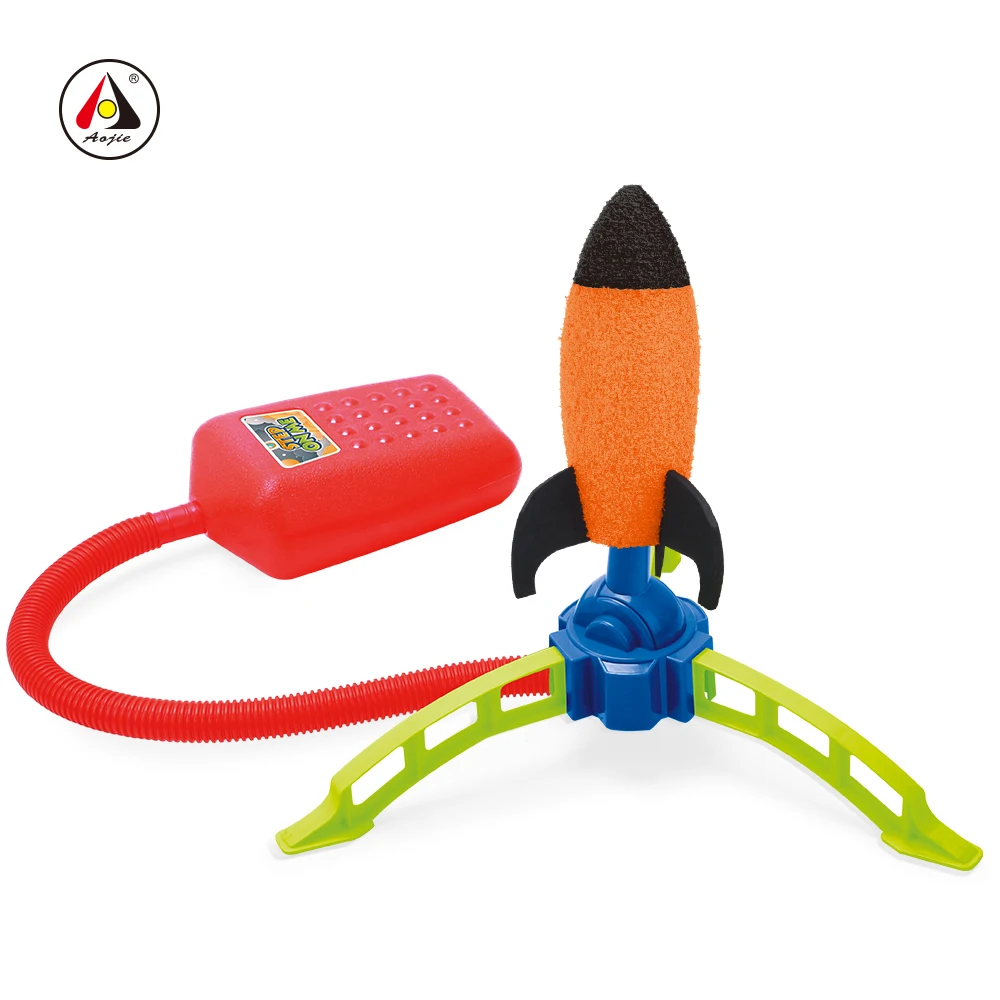 Aojie Rocket Launcher for kids Stomp Launch Pad With 2 Foam Rockets Fun Outdoor Toy for Kids Birthday Gifts