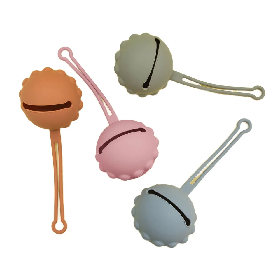 Eco Friendly Custom Lion Portable Soother Holder Bag Dummy Clip Cover Pacifier Box Baby Silicone Nipple Case