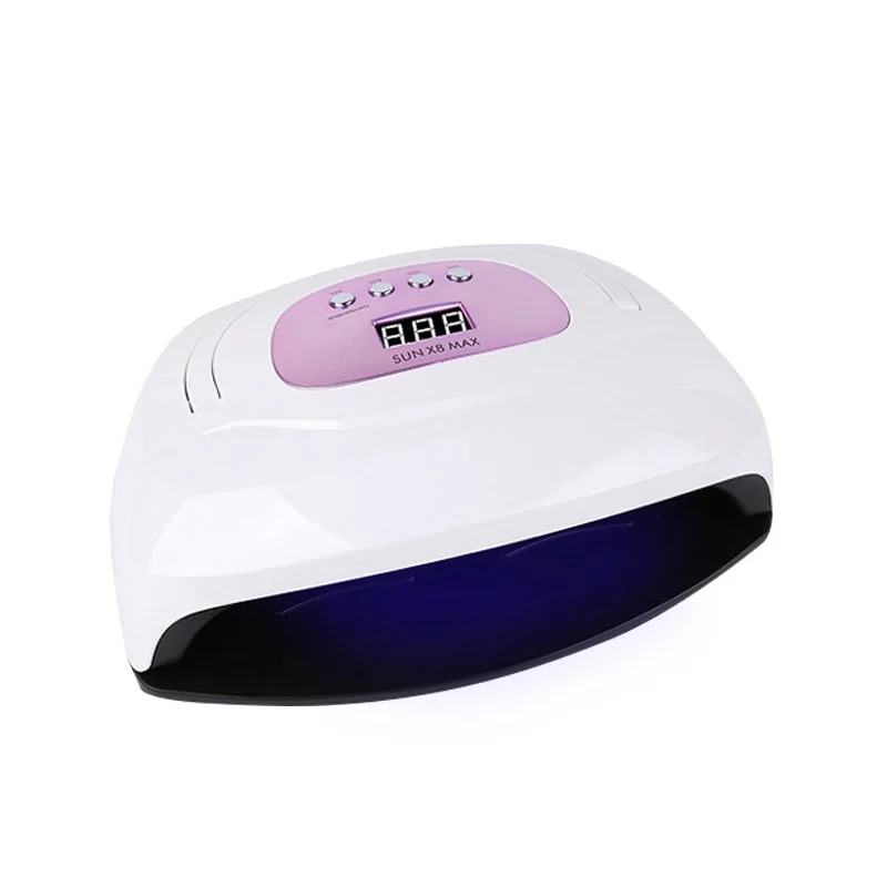 Two Hands Nail Lamp 220W Sun X8 Max  Portable UV LED  Max Nail Lamp For Drying Nail Polish Home Use