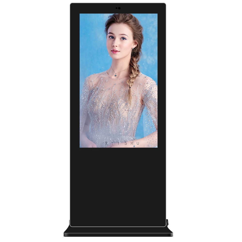 Selling 55 Inch Outdoor Triple screen Lcd Digital Drive-thru Menu Boards Outdoor Advertising Lcd Display