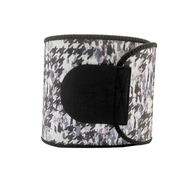 Thermal Sublimation Fat Burning Thin Waist Support Embossed Neoprene Abdomen Sports Belt Tummy