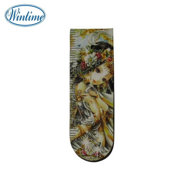 custom design folding magnetic bookmarks