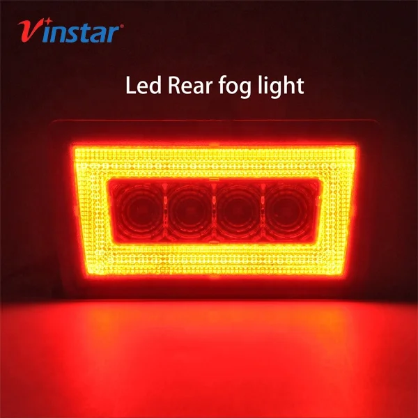 Vinstar Black Lens IP67 Waterproof Hot Selling 3-IN-1 Multifunction LED Rear Fog Reverse and Brake Lights for Subaru