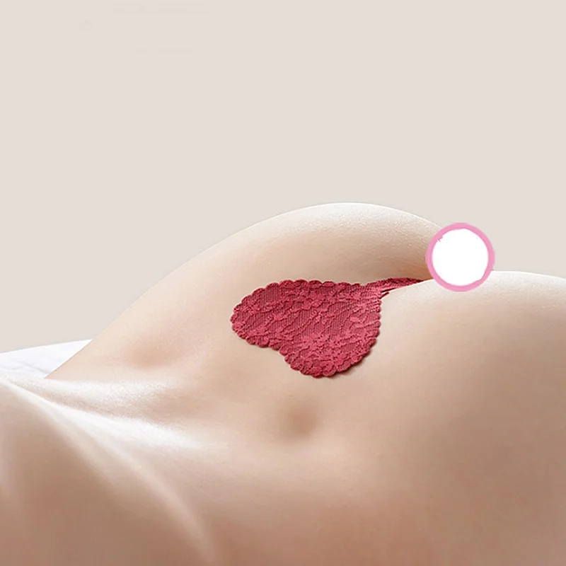 
Fashion silicone adhesive thong t-back panties invisible panty for women 