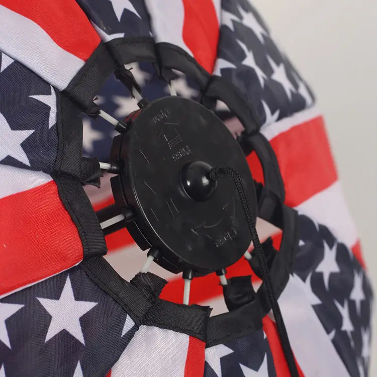 BAILING Us National Day Colorful Garden Hanging Wind Spinner Decoration Hot Air Balloon Wind Spinners