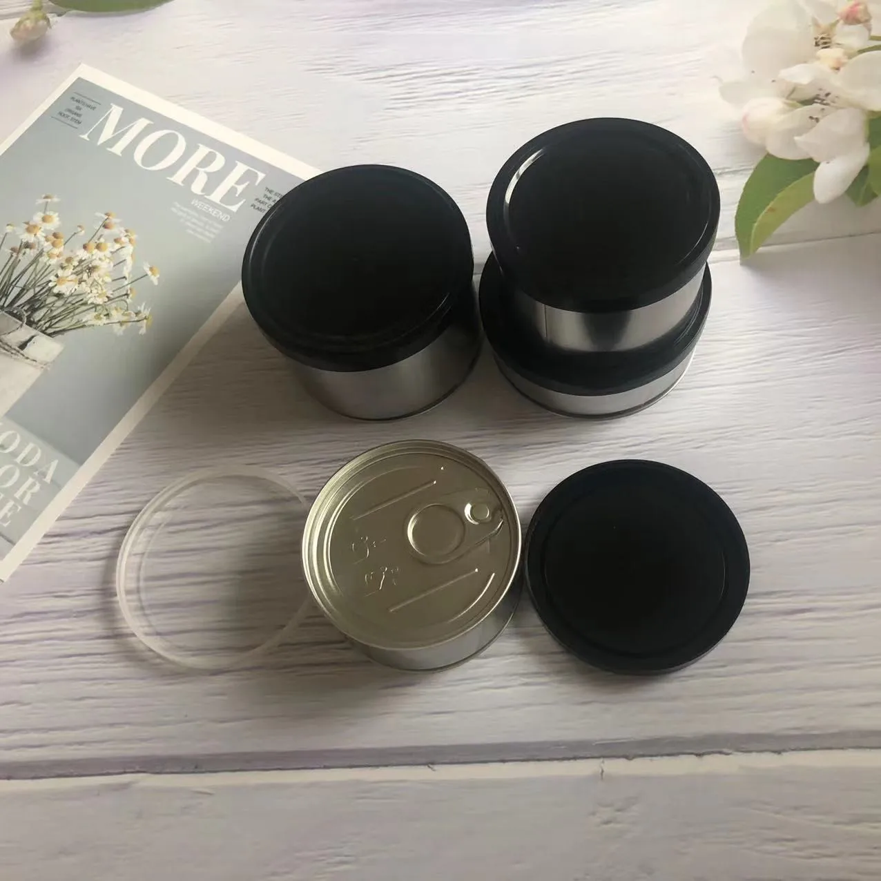 Оловянная коробка для тунца 3 5 г