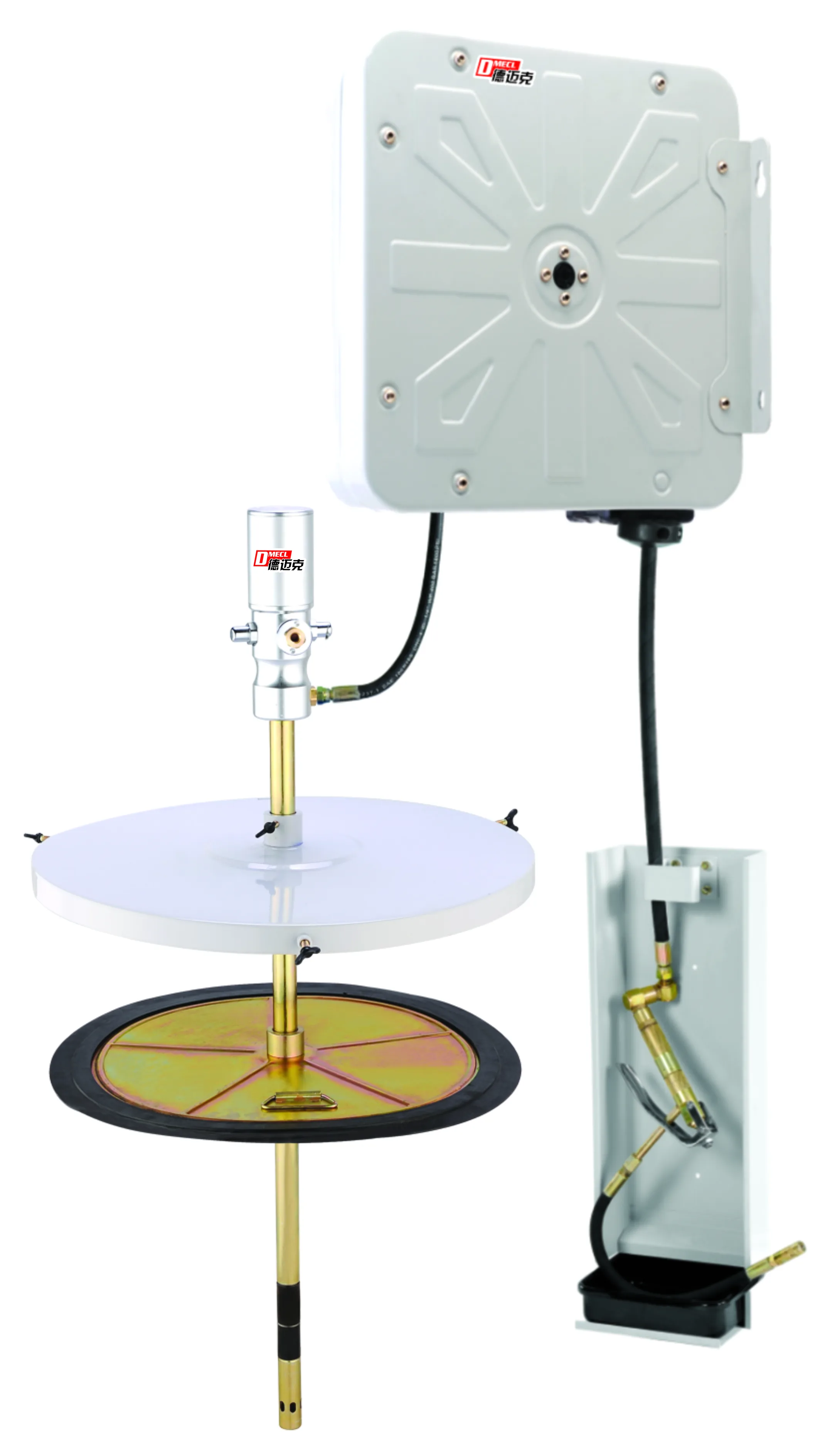 Grease Dispensing Kits for drum compressed air system and for delivery with grease guns