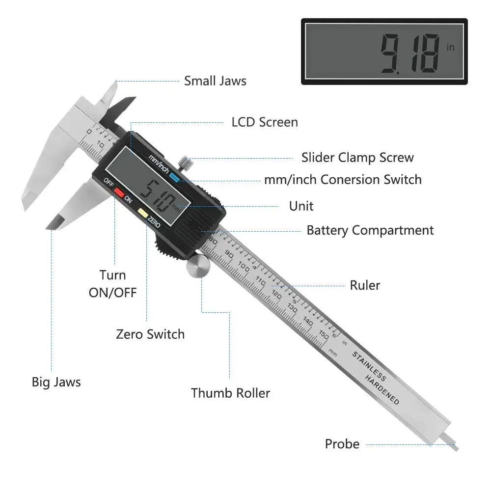 Electronic Digital Vernier Caliper