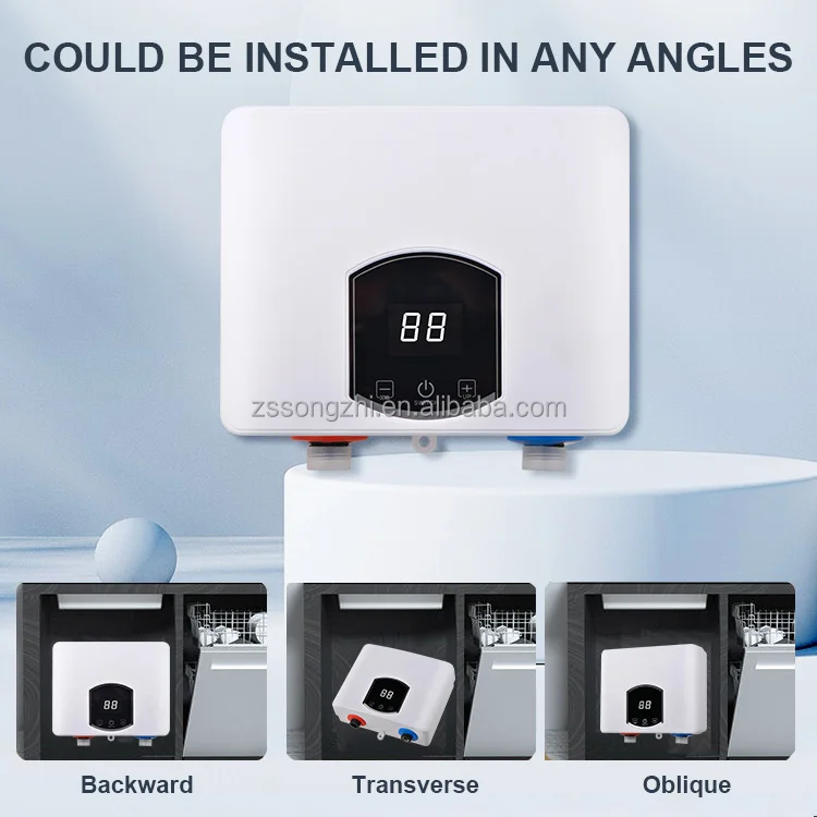 Quick heating smart calentador de agua sin tanque home water heater tankless hot water heater electric entire house