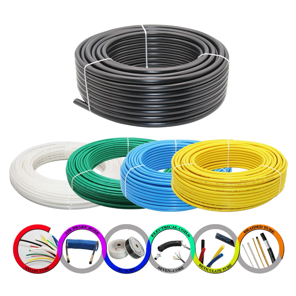 Pneumatic Tubing Clear nylon  Air hose Pipe Tube Kit 6mm OD 4mm ID 39.4ft/12 Meter for Air Line or Fluid Transfer