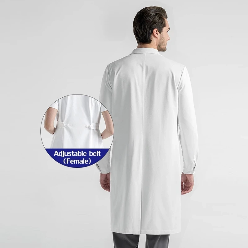 High Quality Scrubs White Lab Coat Pet Grooming Slim Beauty Salon Work Uniforms Health Service Surgical Scrubs Uniform