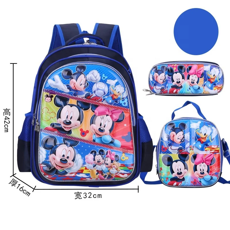 Back to school supplies kit backpack 2024 school bags Kids School Bags For Boys Cartoon Schoolbag Backpack