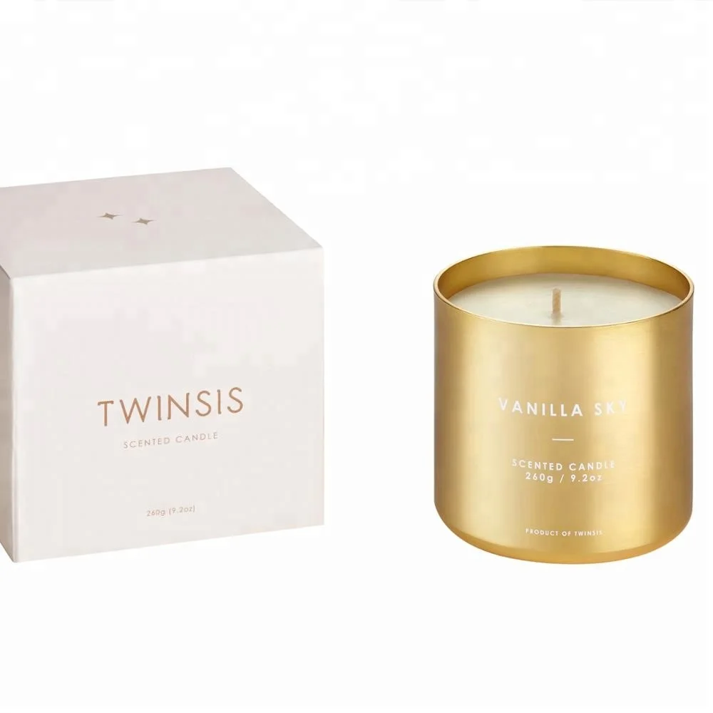 Iron jar scented candle Soy wax  for home decoration wax massage fragrance essential oil candle custom logo 6 - 99