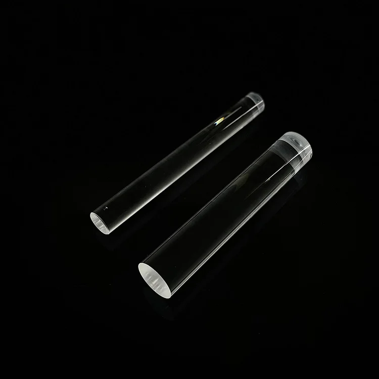 Various Sizes Of Clear Fused Silica Quartz Glass Rod Light Guide Rod Transparent Square Rod