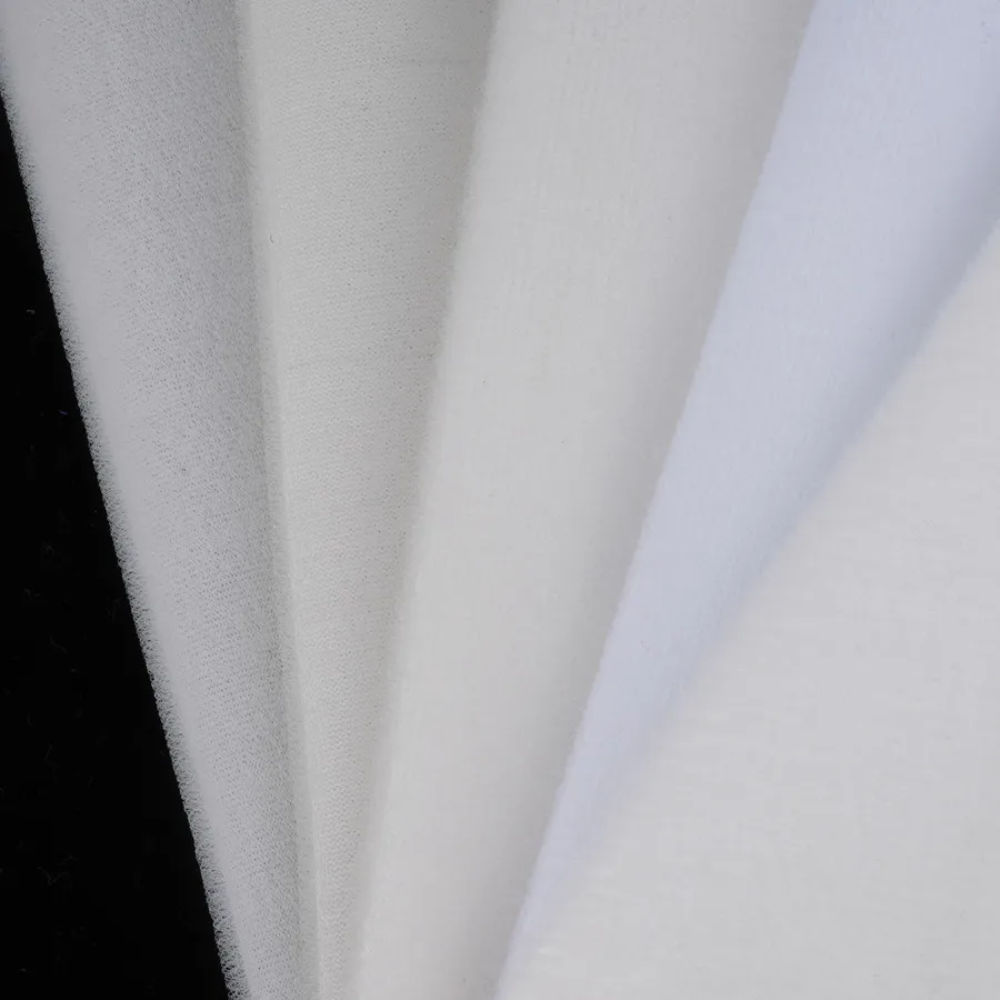 Manufacturer Knit White Nylon Adhesive Loop Velcroes Plush Fabric Roll for Flat Mop Pad Back Side Rolls Clothes Woven Fabric EN