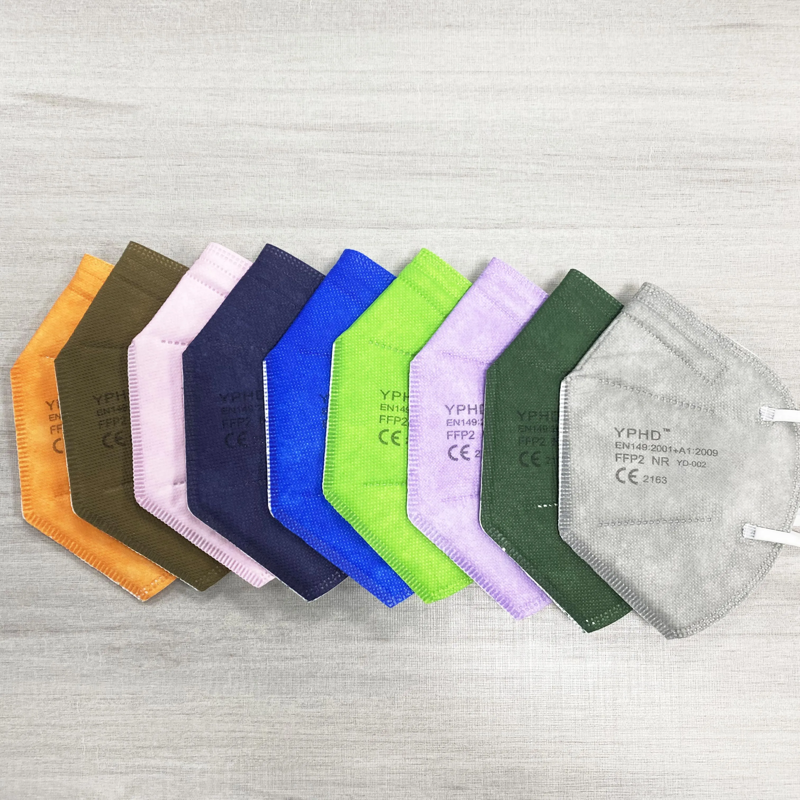 Маска FFP2 Одноразовая, 5 слоев, сертификат CE, EN149