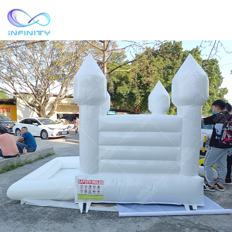 2022 коммерческий надувной замок-батут для малышей белый батут мини-шаров прыгунки вечеринок надувные батуты с шариковой ямой