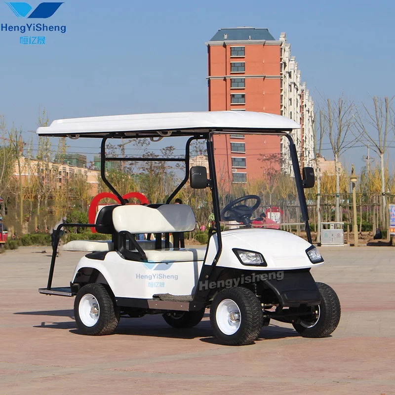4 Person Competitive Prices Electric Golf Car Utility Golf Cart/Gentleman four-seater luggage cart Small lightweight golf cart