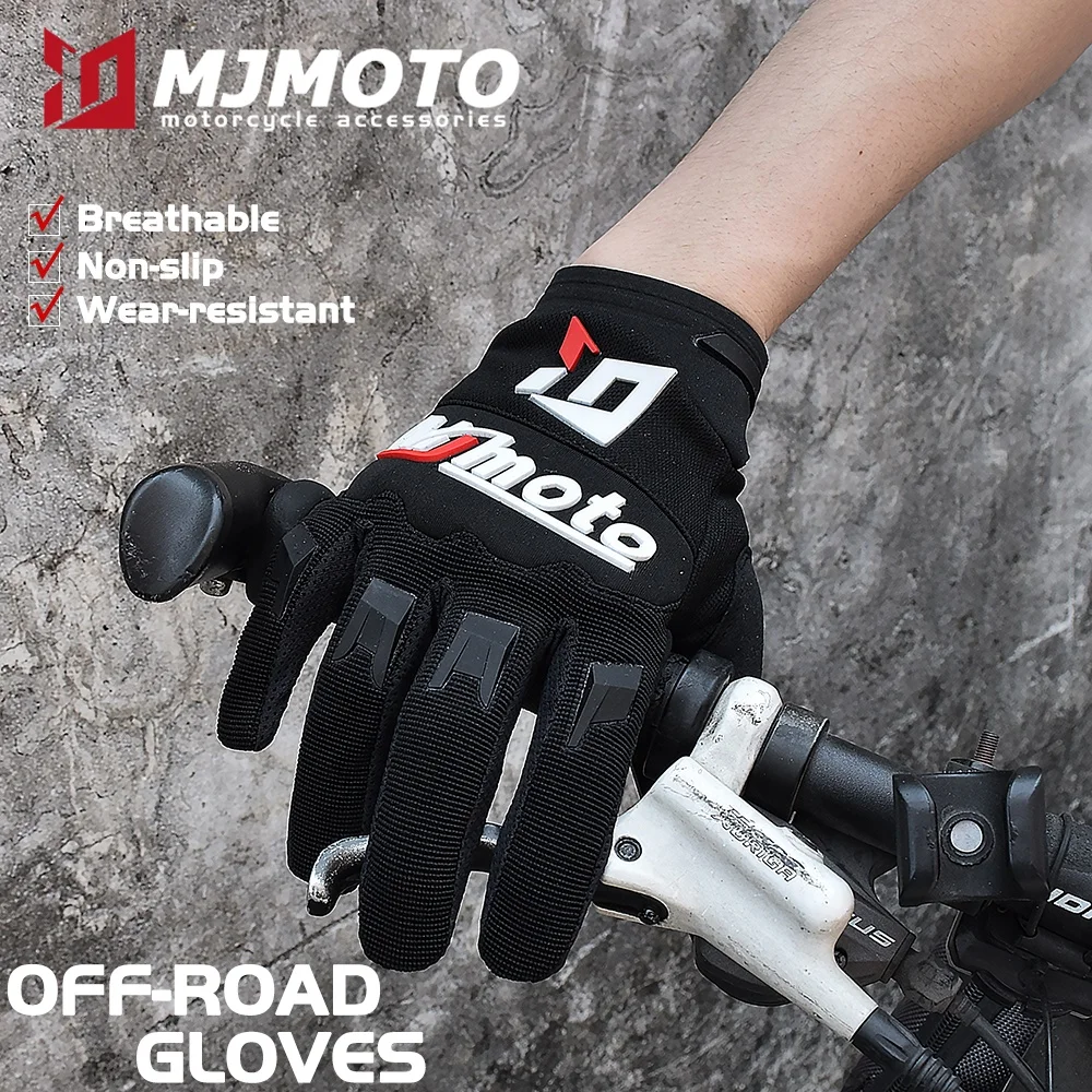 Summer Bicycle ATV MTB BMX Off Road Motorcycle Riding Gloves Mountain Bike Motorbike Gloves Non-slip Motocross Racing Gloves