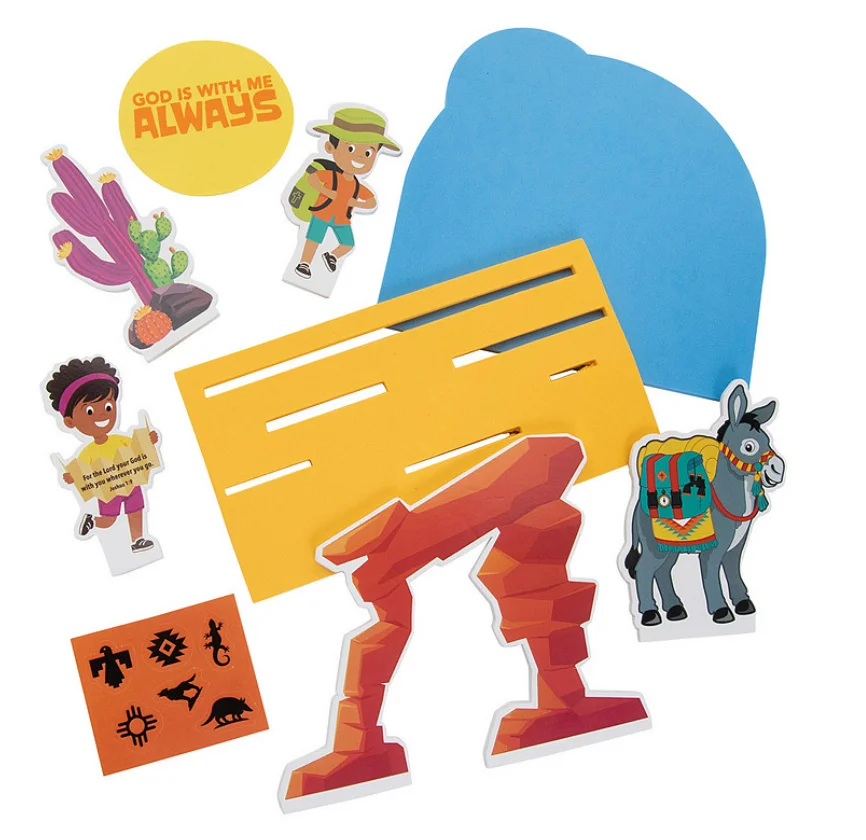 3D God Is With Me Stand-Up Diy Craft Custom EVA DIY factory